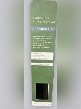 Tranquillity Pecksniff’s UK made Oil & Reed  Diffuser #Aromatherapy 3.3oz